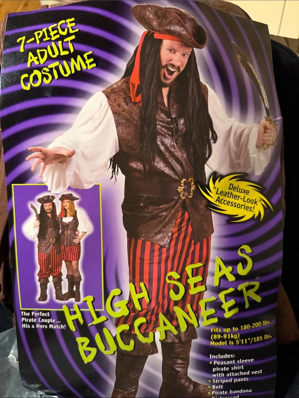 High Seas Buccaneer Kids Pirate Costume - Red & Brown